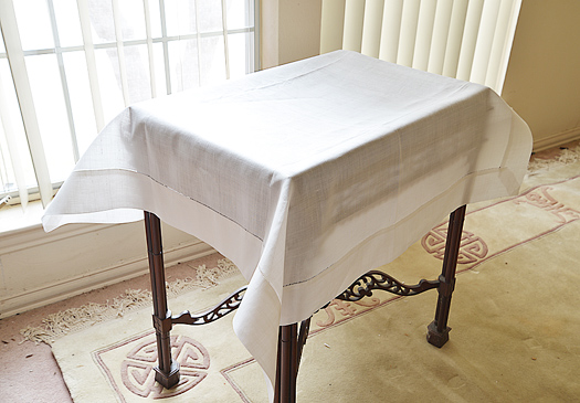 Hemstitch Table Topper 36" Square